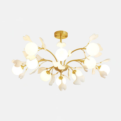 Monette Gingko Leaf Chandelier