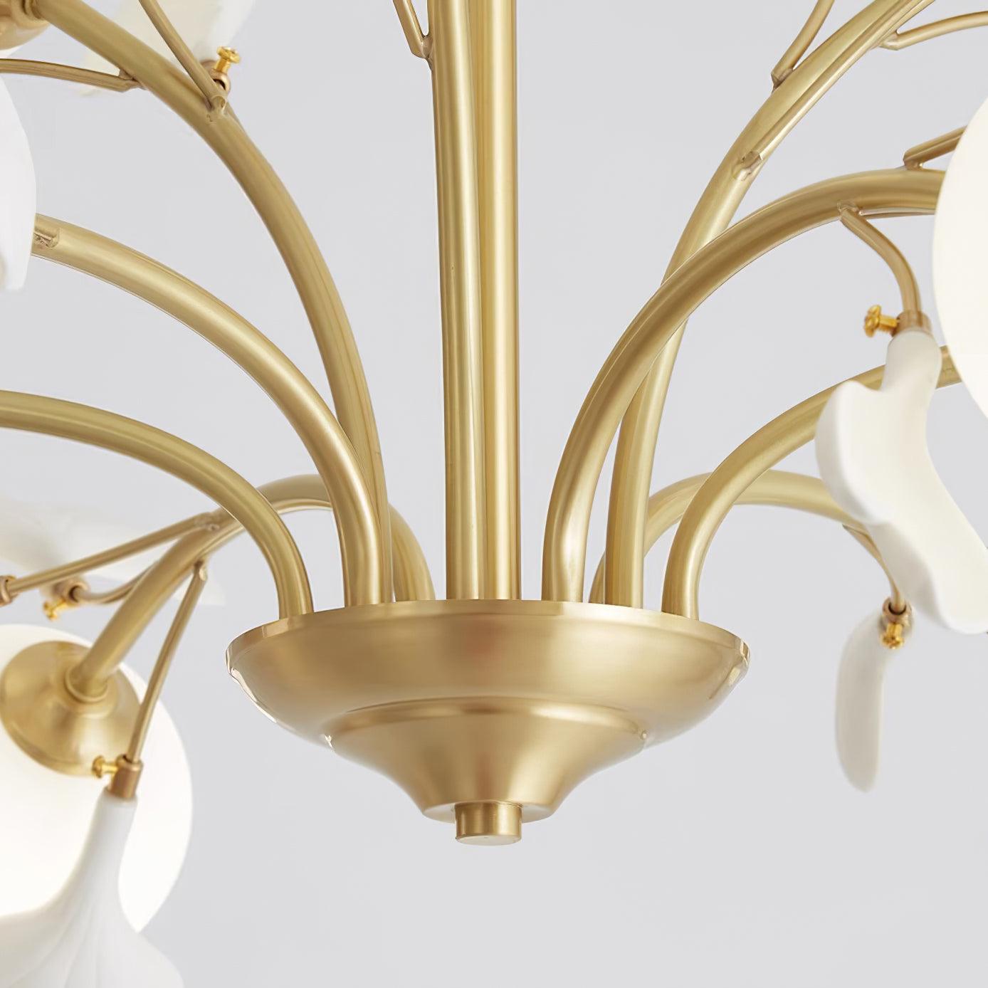 Monette Gingko Leaf Chandelier