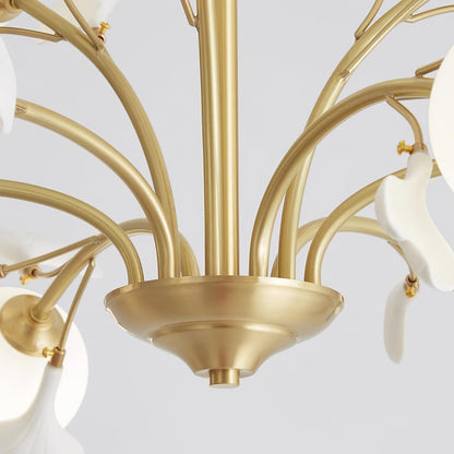Monette Gingko Leaf Chandelier