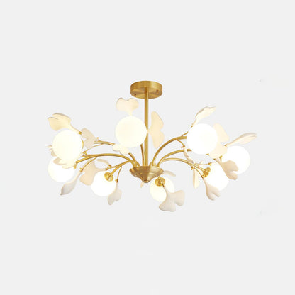 Monette Gingko Leaf Chandelier