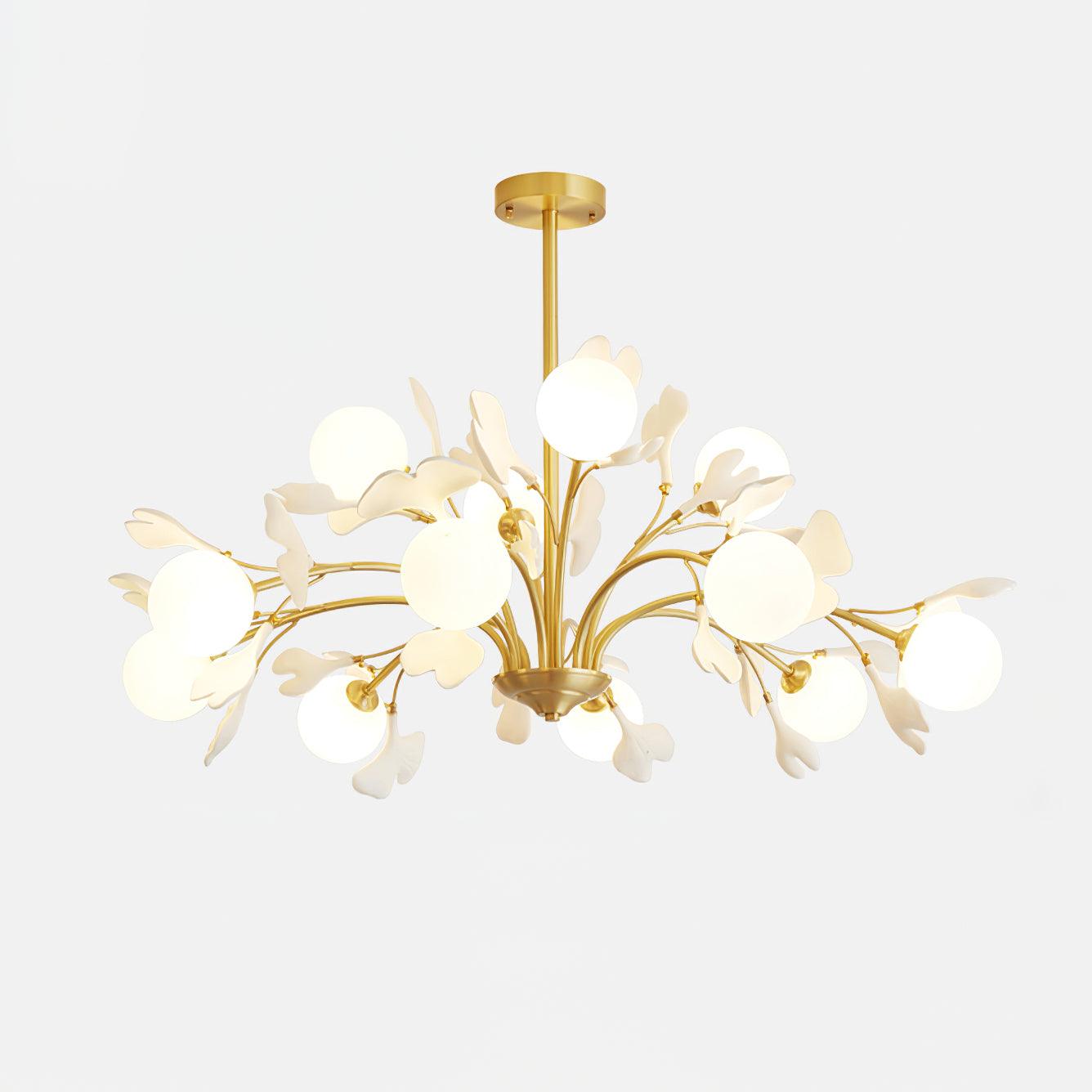 Monette Gingko Leaf Chandelier