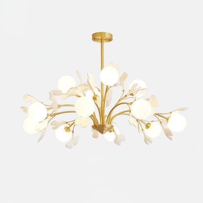 Monette Gingko Leaf Chandelier