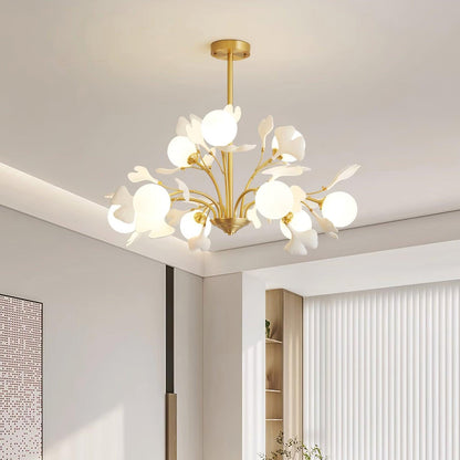 Monette Gingko Leaf Chandelier