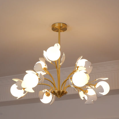 Monette Gingko Leaf Chandelier