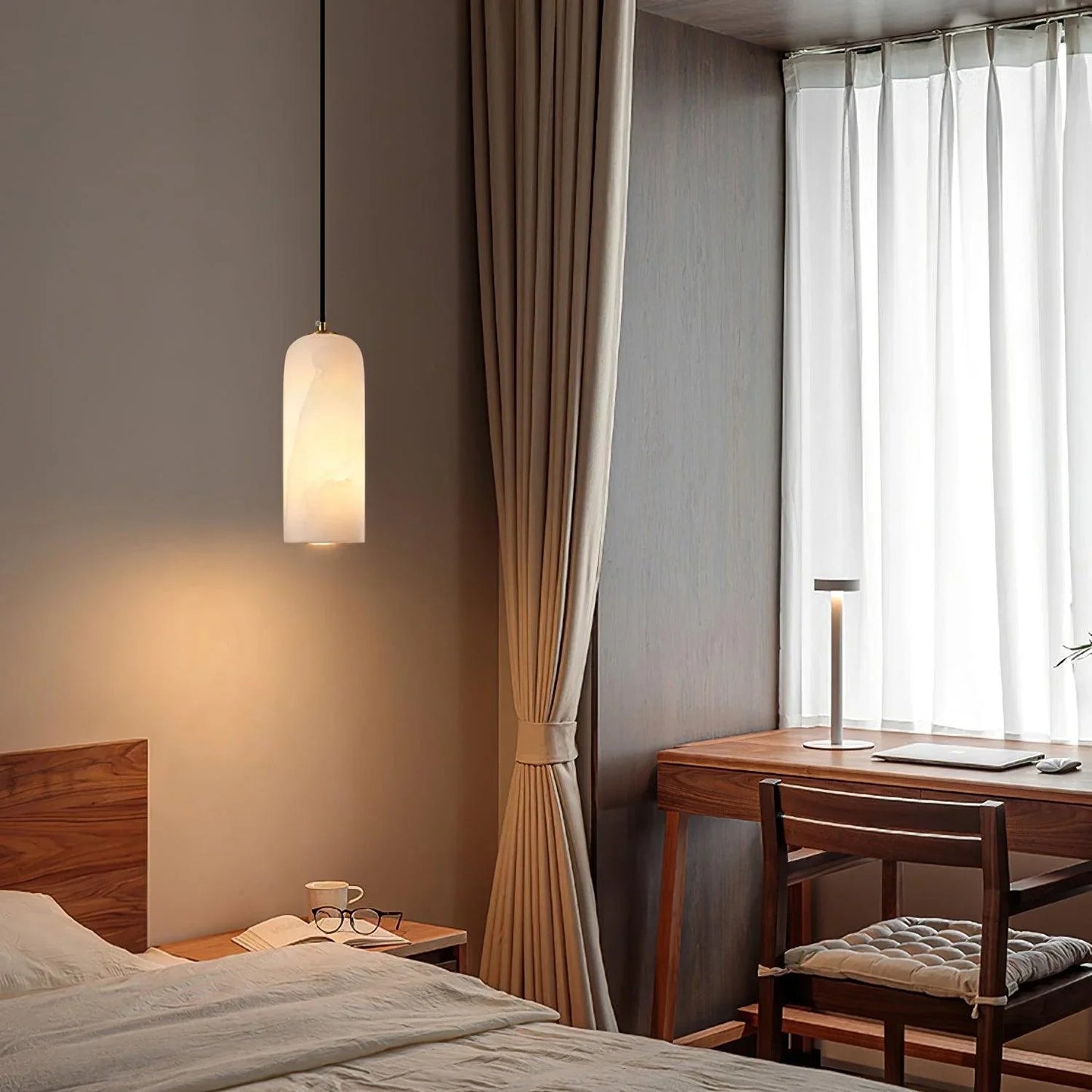 Arvix Modern Alabaster Pendant Light