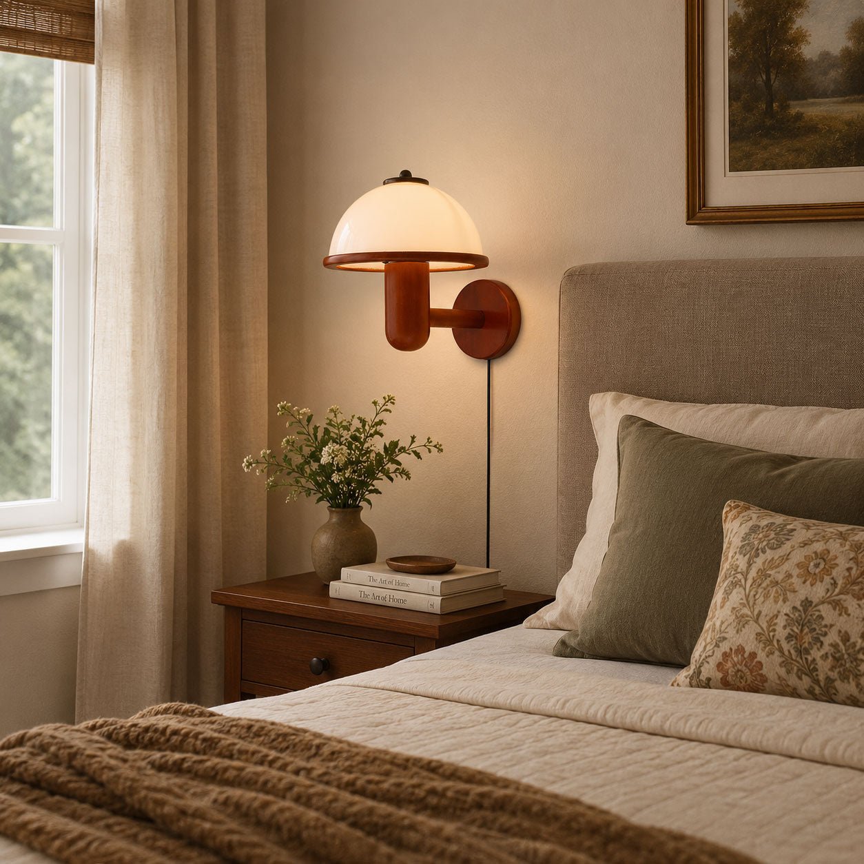 Mushroom Wall Lamp