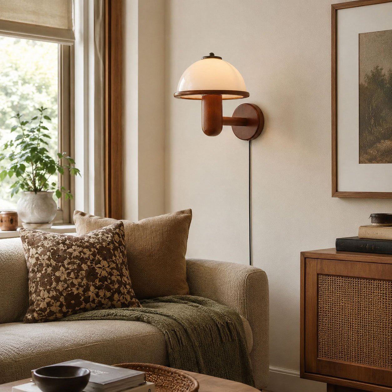 Mushroom Wall Lamp
