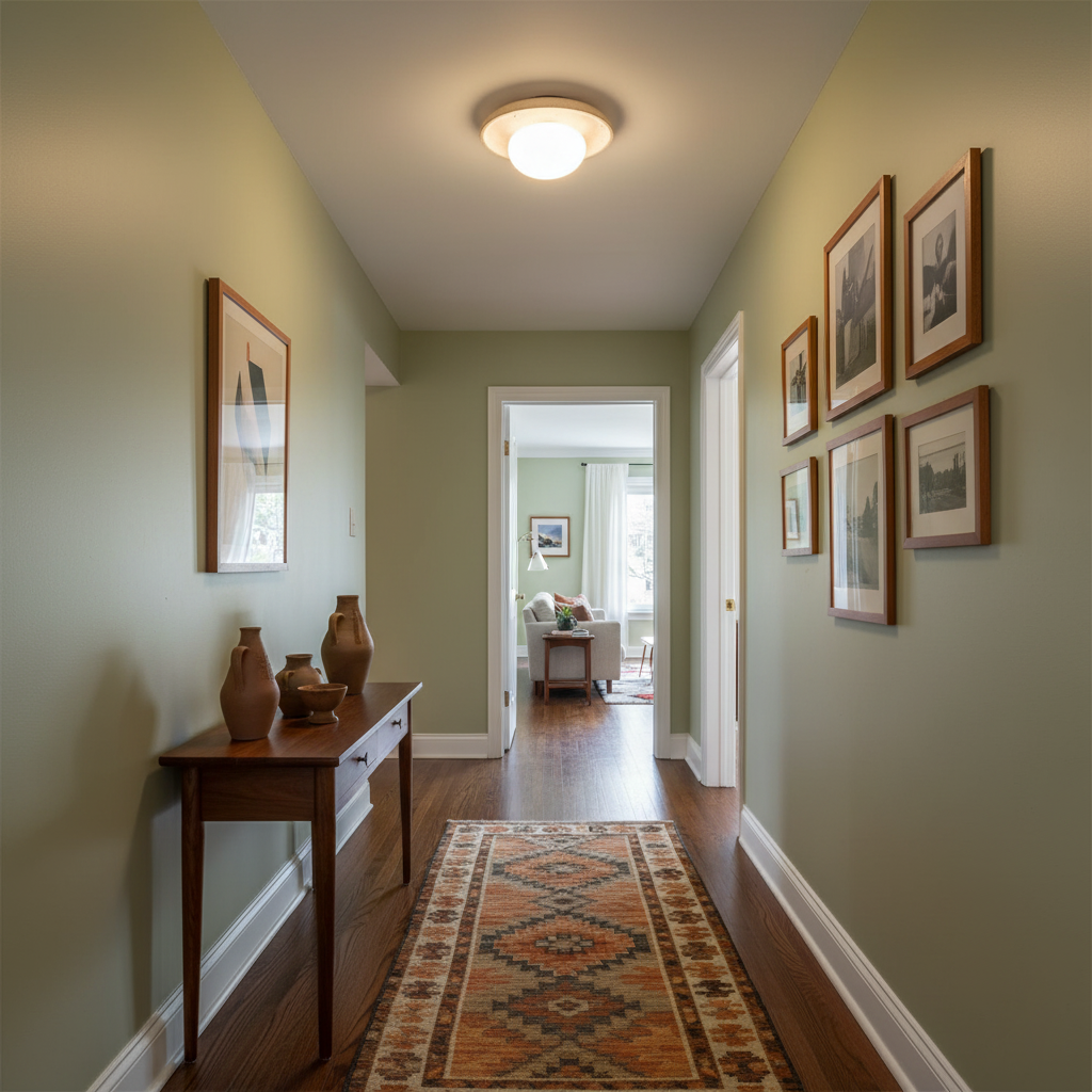 Travertine Flush Mount Ceiling Lamp