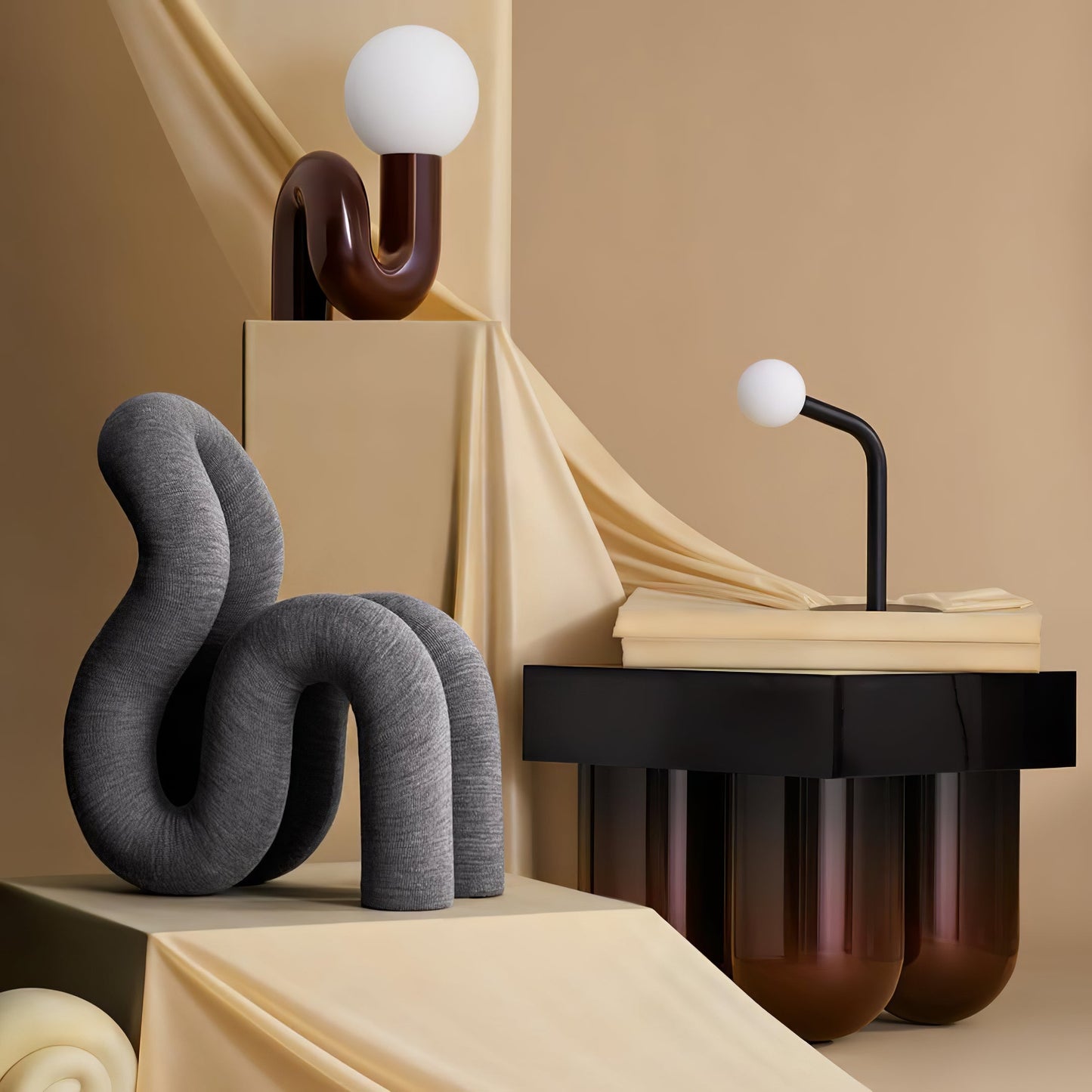 Roselle Globe Table Lamp
