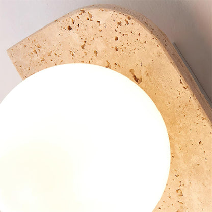Modern Travertine Wall Lamp