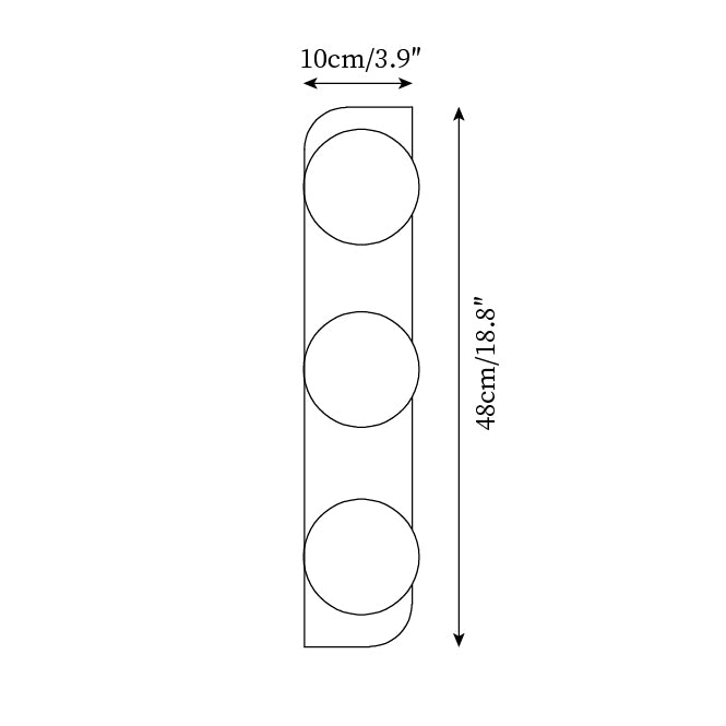 Modern Travertine Wall Lamp