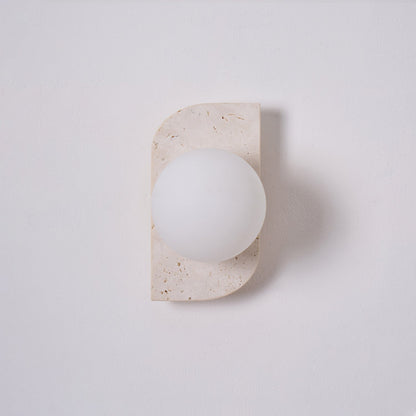Modern Travertine Wall Lamp