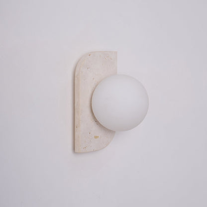 Modern Travertine Wall Lamp