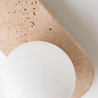 Modern Travertine Wall Lamp