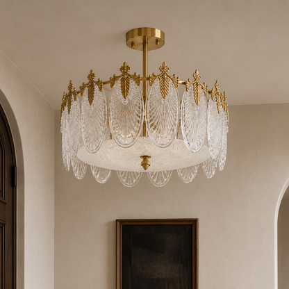 Nora Glass Chandelier