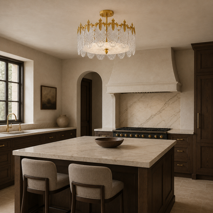Nora Glass Chandelier