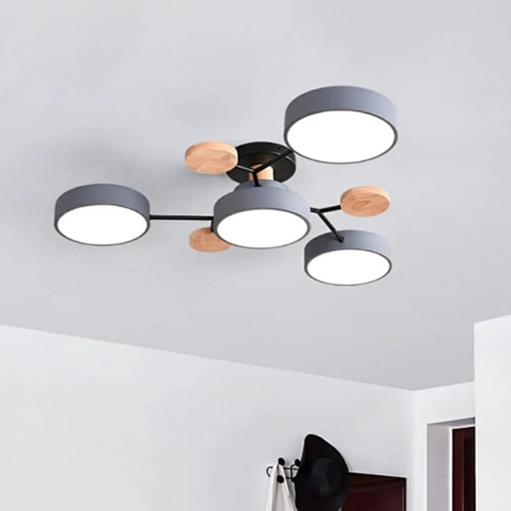 Bellamy Nordic Multi Arm Ceiling Light