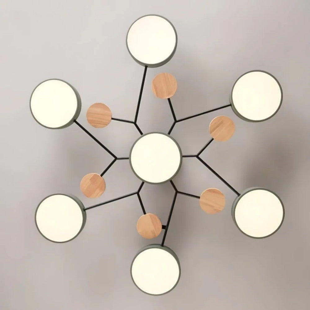 Bellamy Nordic Multi Arm Ceiling Light
