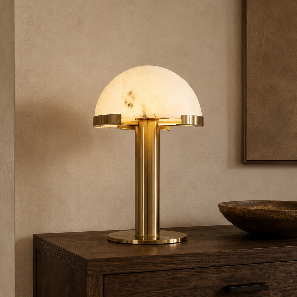 Novera Alabaster Table Lamp