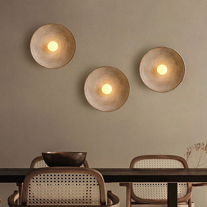 Sora Japanese Round Wall Light