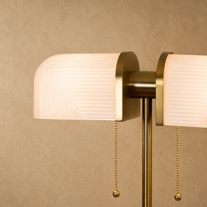 Olivane Vintage Glass Table Lamp