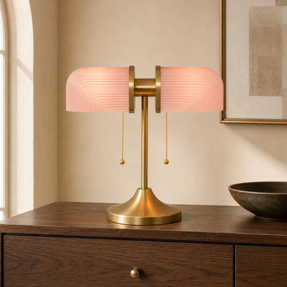 Olivane Vintage Glass Table Lamp