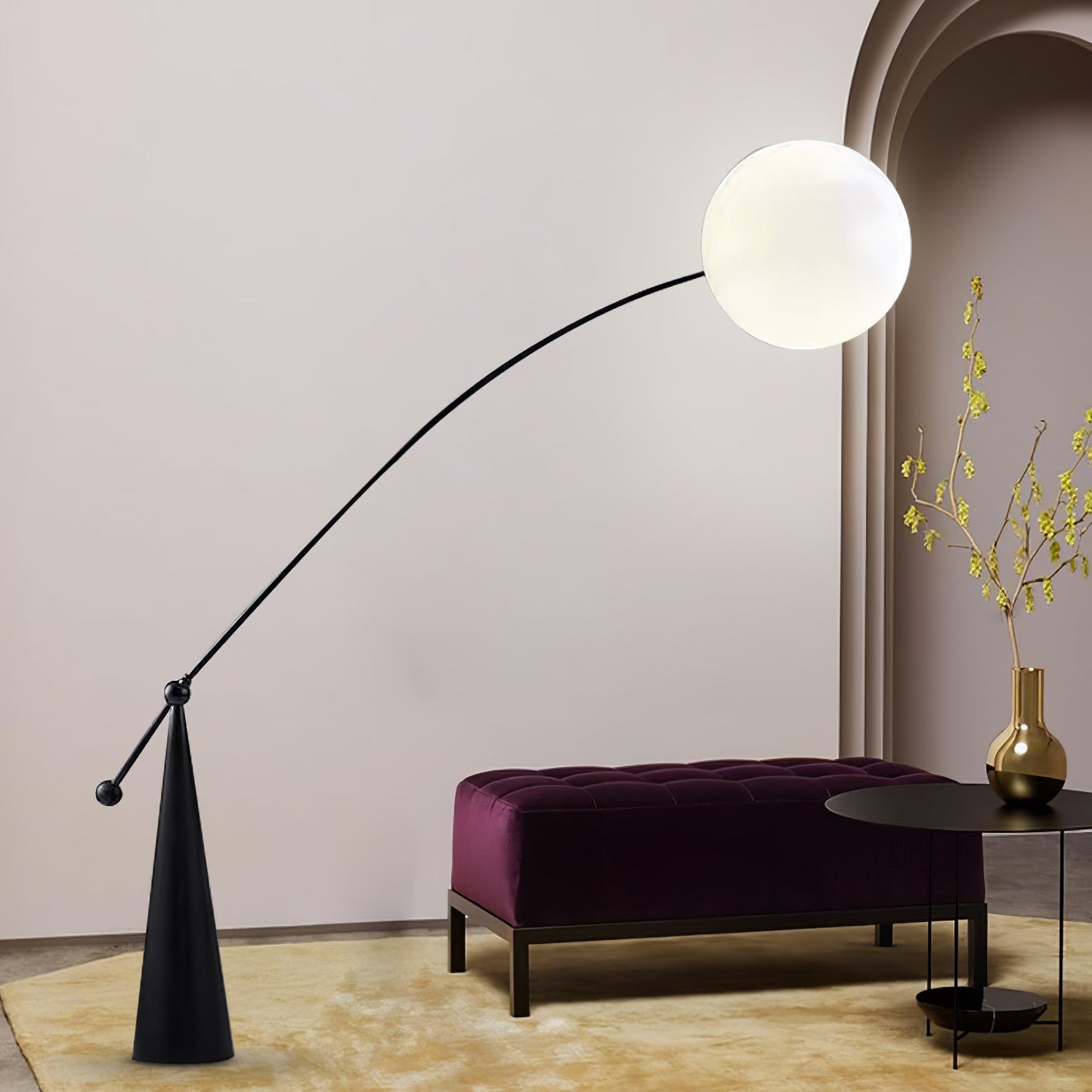 Orvello Globe Floor Lamp