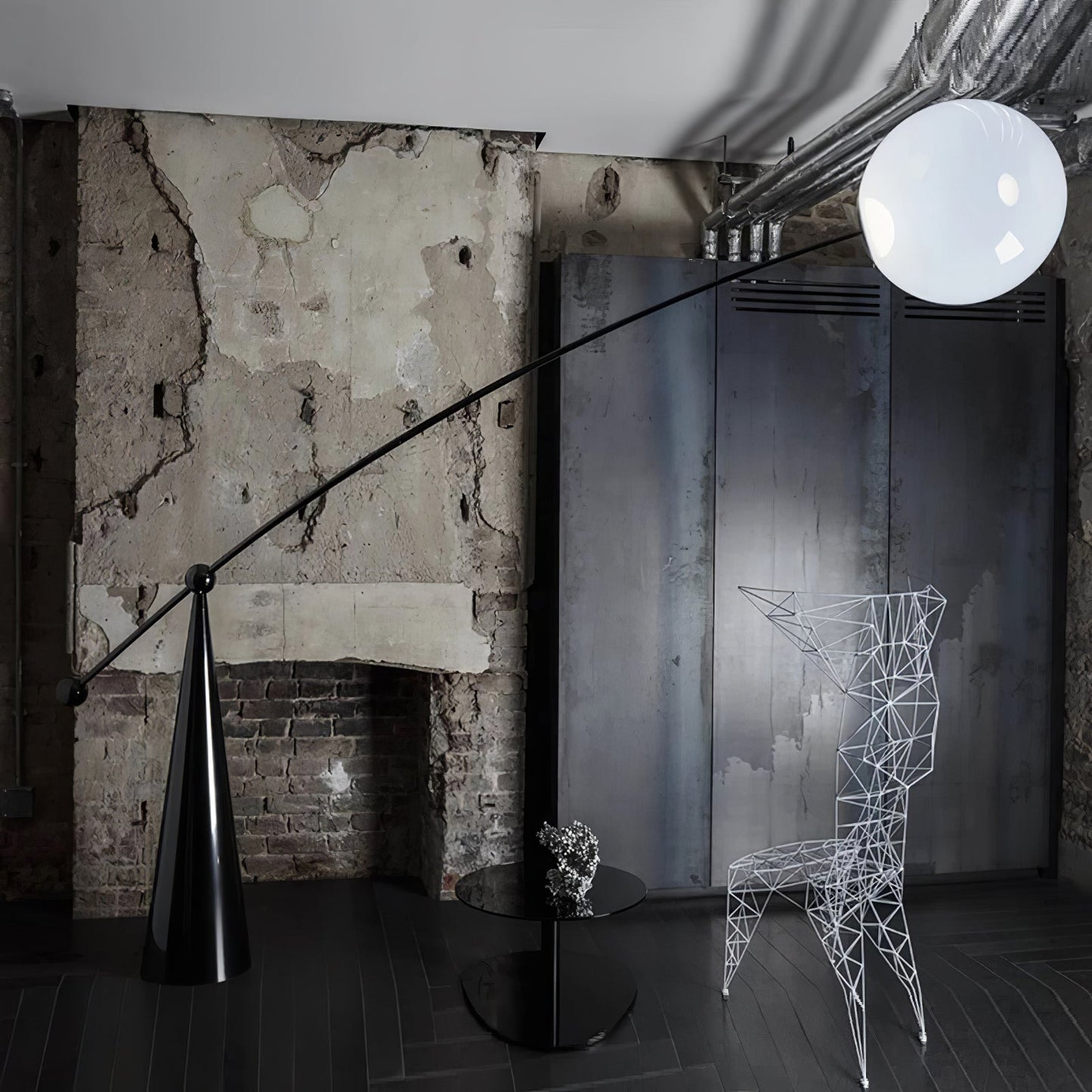 Orvello Globe Floor Lamp