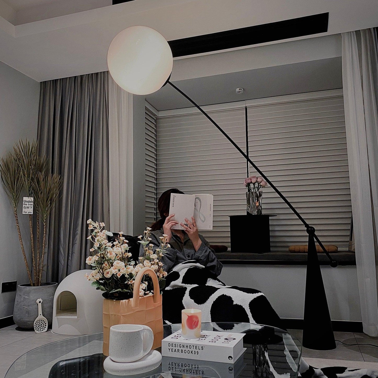 Orvello Globe Floor Lamp