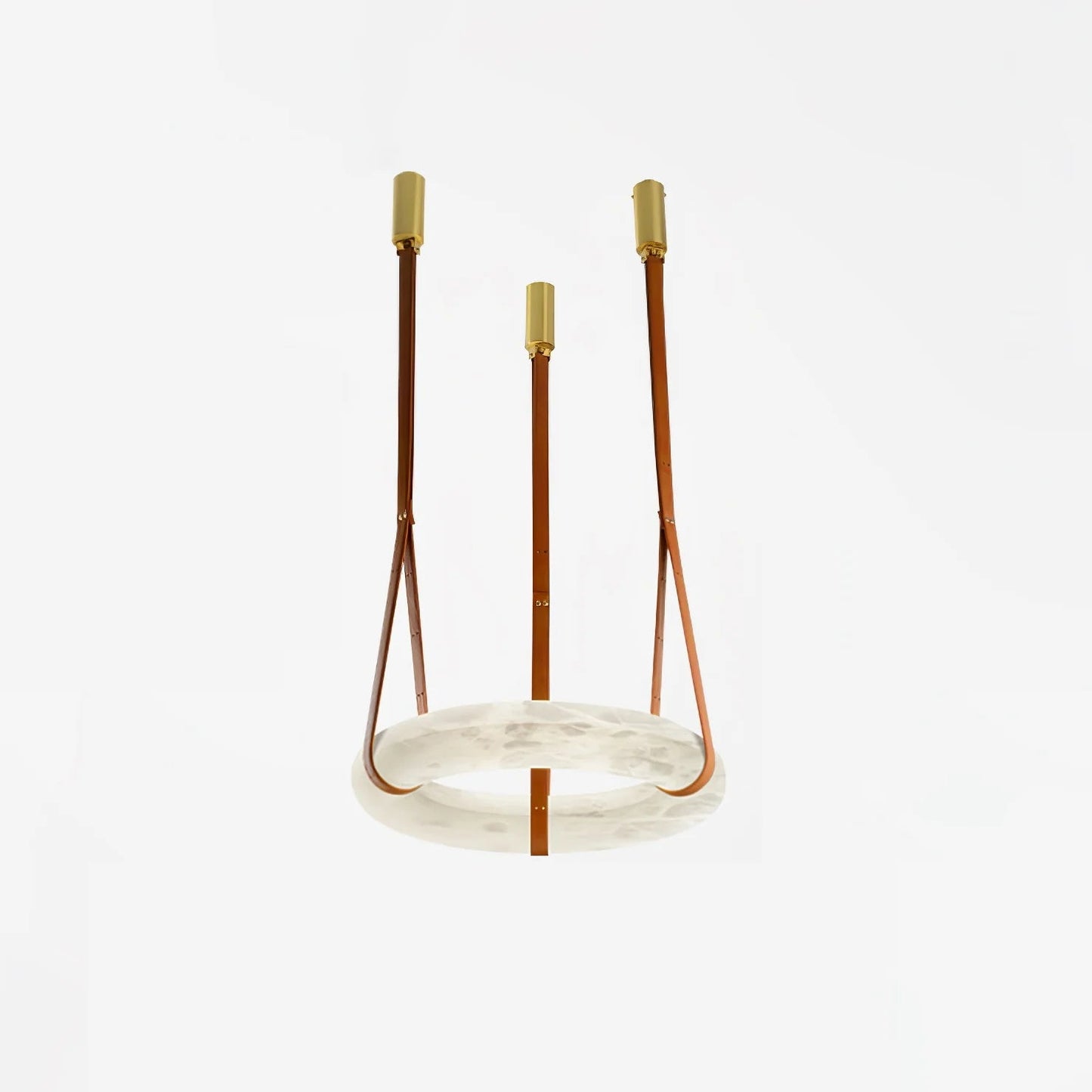 Arvix Alabaster Donut Pendant Light