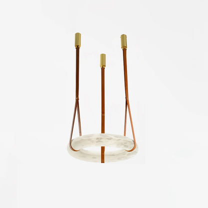 Arvix Alabaster Donut Pendant Light