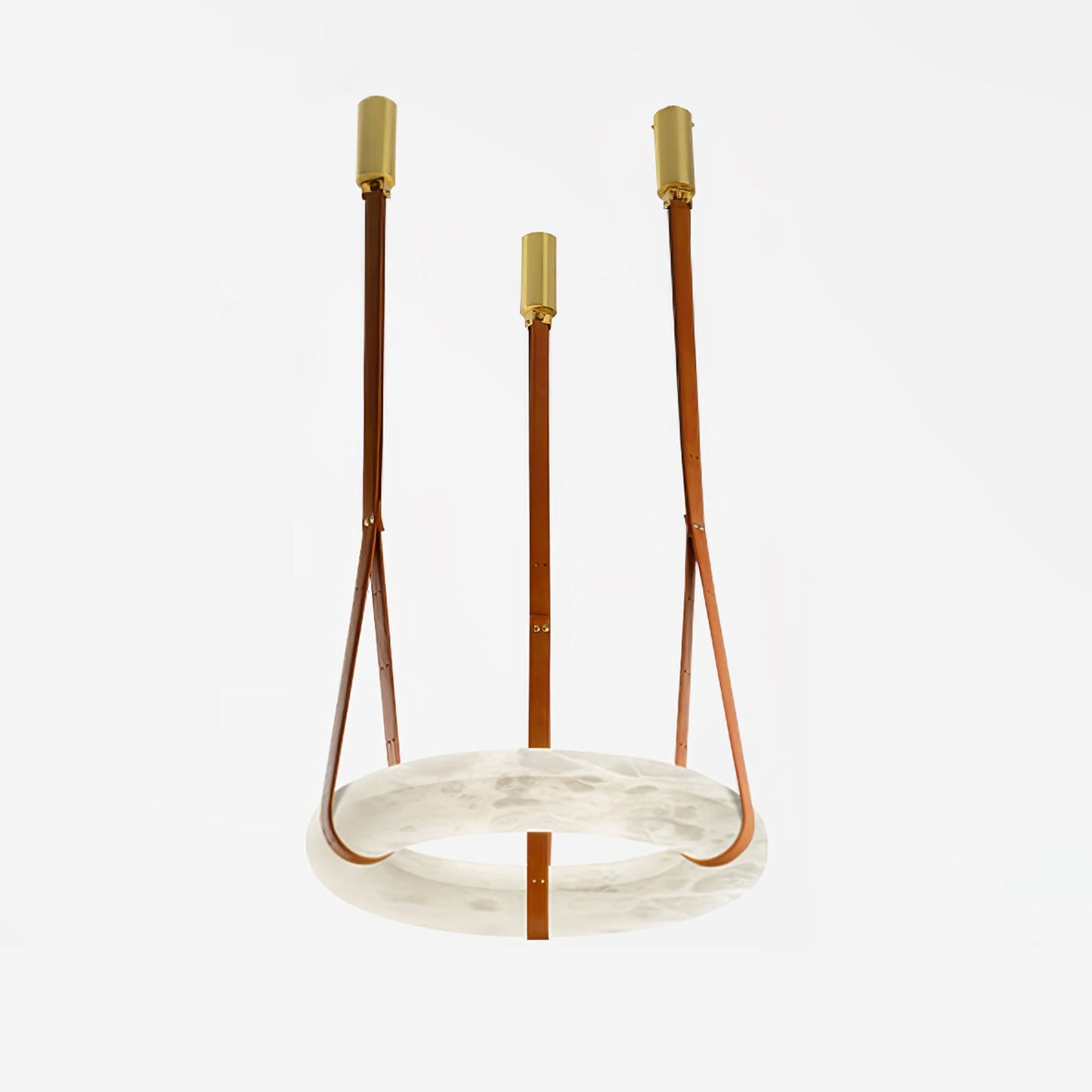 Arvix Alabaster Donut Pendant Light