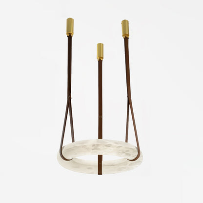 Arvix Alabaster Donut Pendant Light