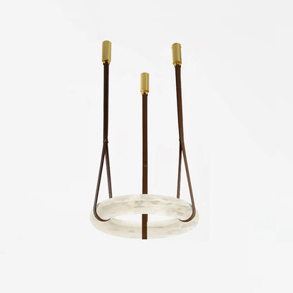 Arvix Alabaster Donut Pendant Light