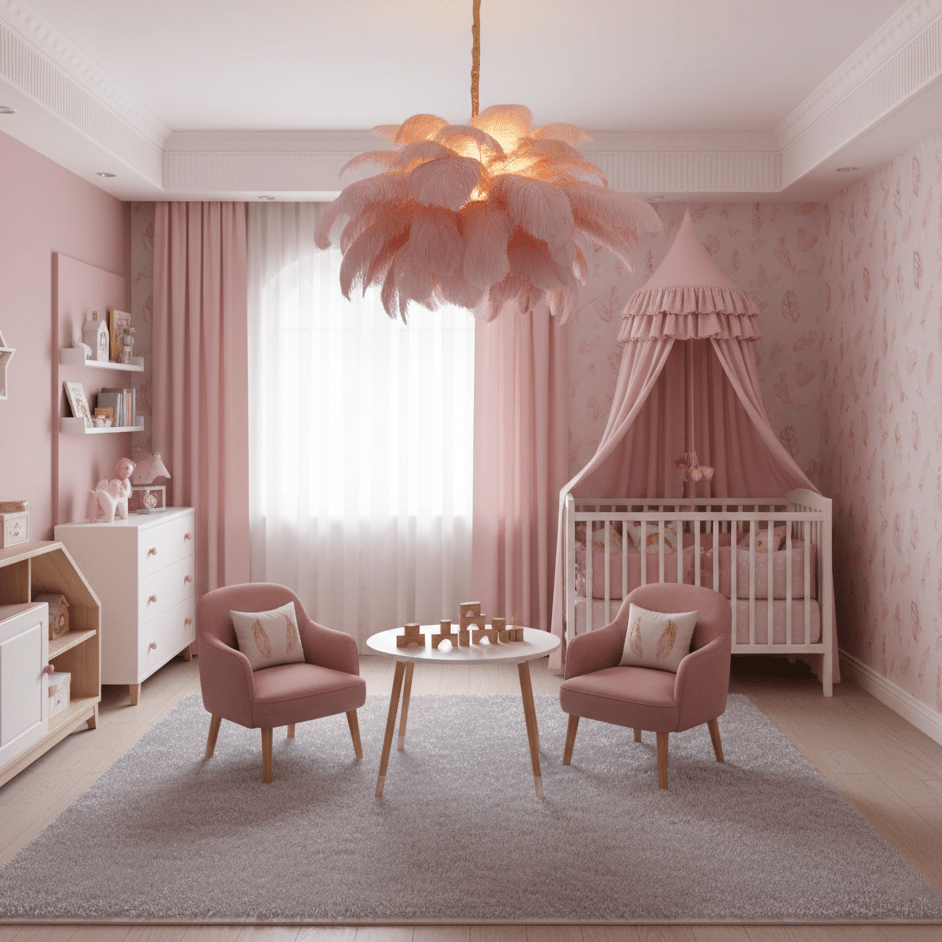 Aurelia Feather Chandelier