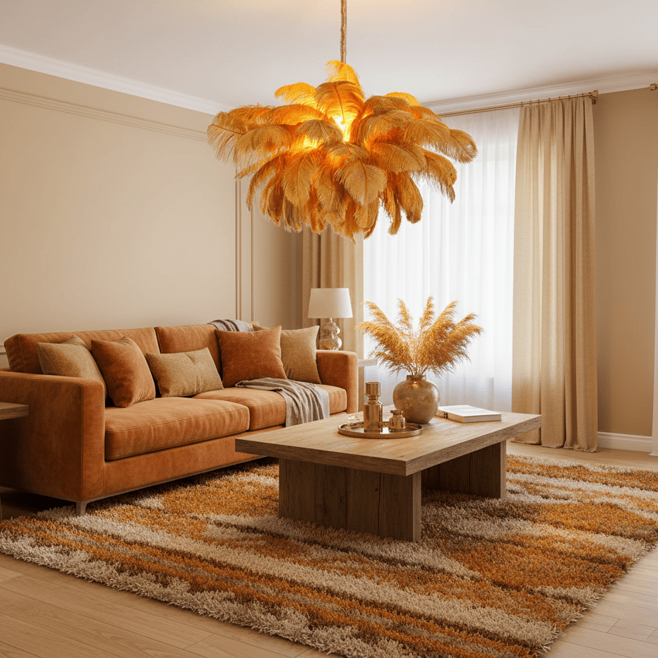 Aurelia Feather Chandelier