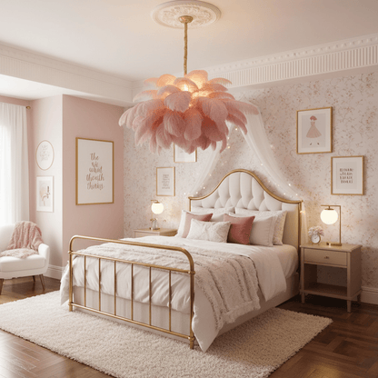 Aurelia Feather Chandelier