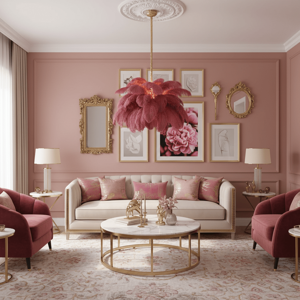 Aurelia Feather Chandelier
