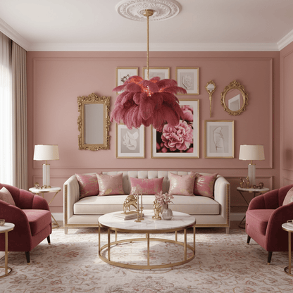 Aurelia Feather Chandelier