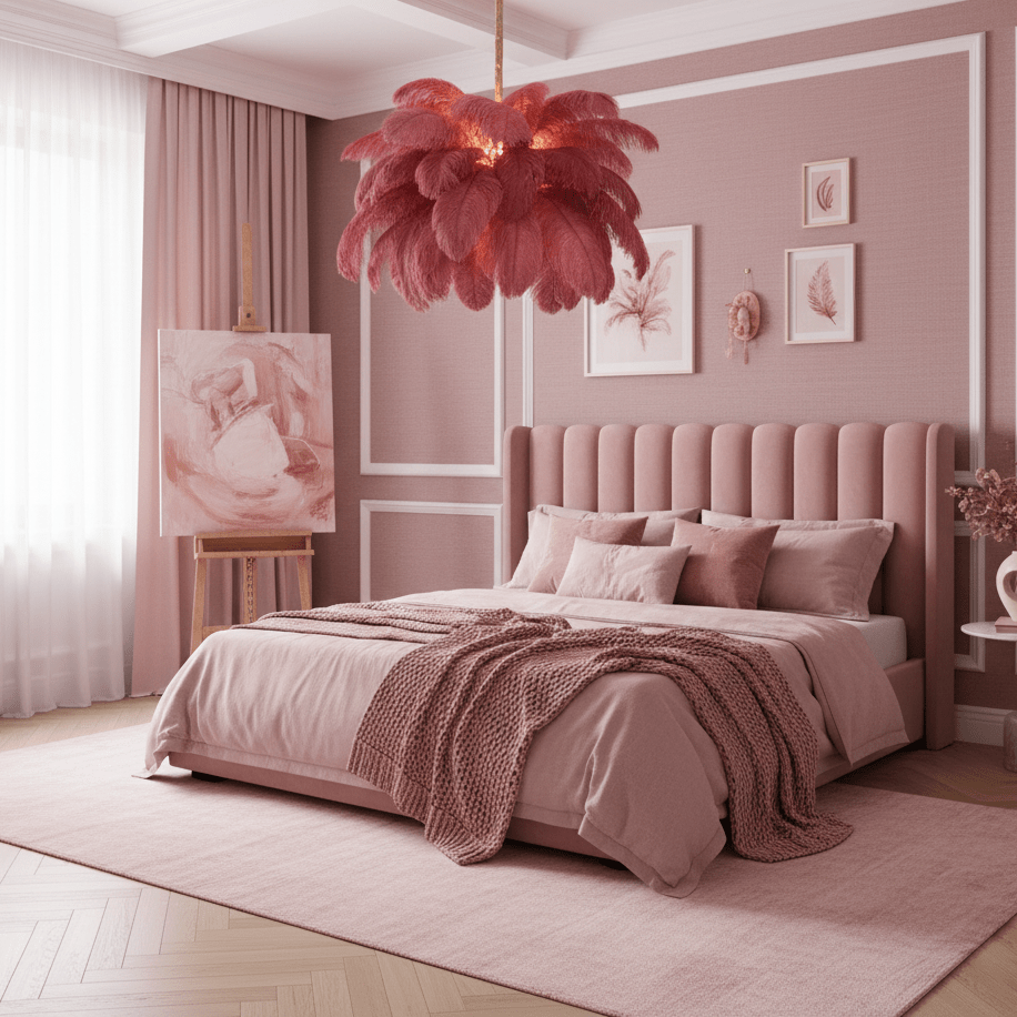 Aurelia Feather Chandelier