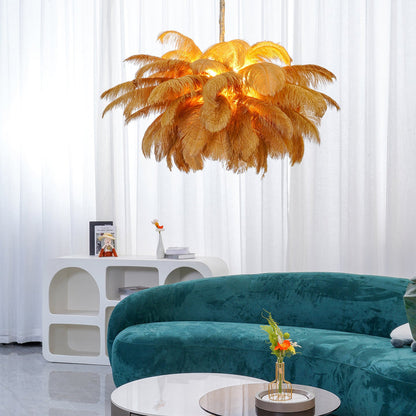 Aurelia Feather Chandelier