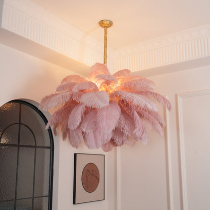 Aurelia Feather Chandelier