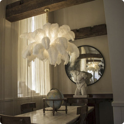Aurelia Feather Chandelier