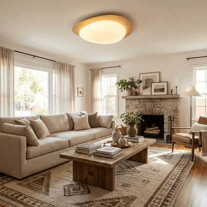 Arielle Pebble Flush Ceiling Light
