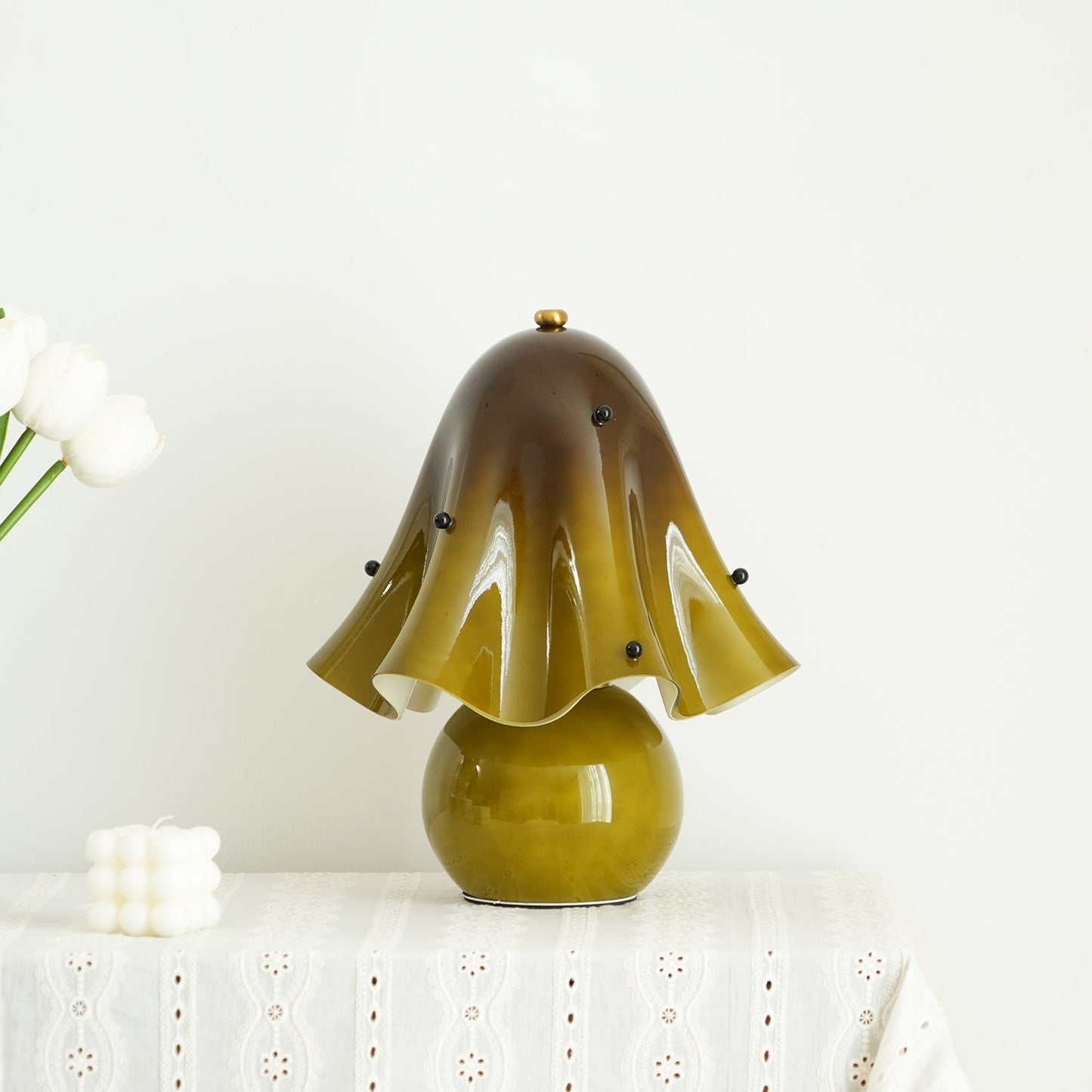 Orlune Glass Table Lamp