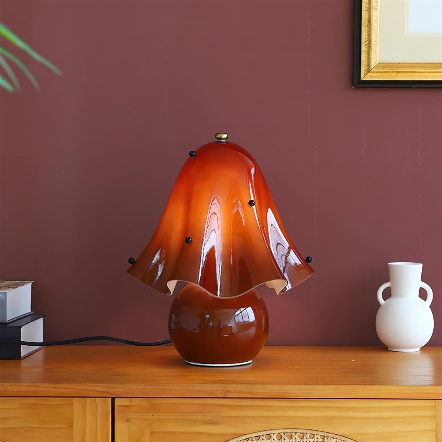 Orlune Glass Table Lamp