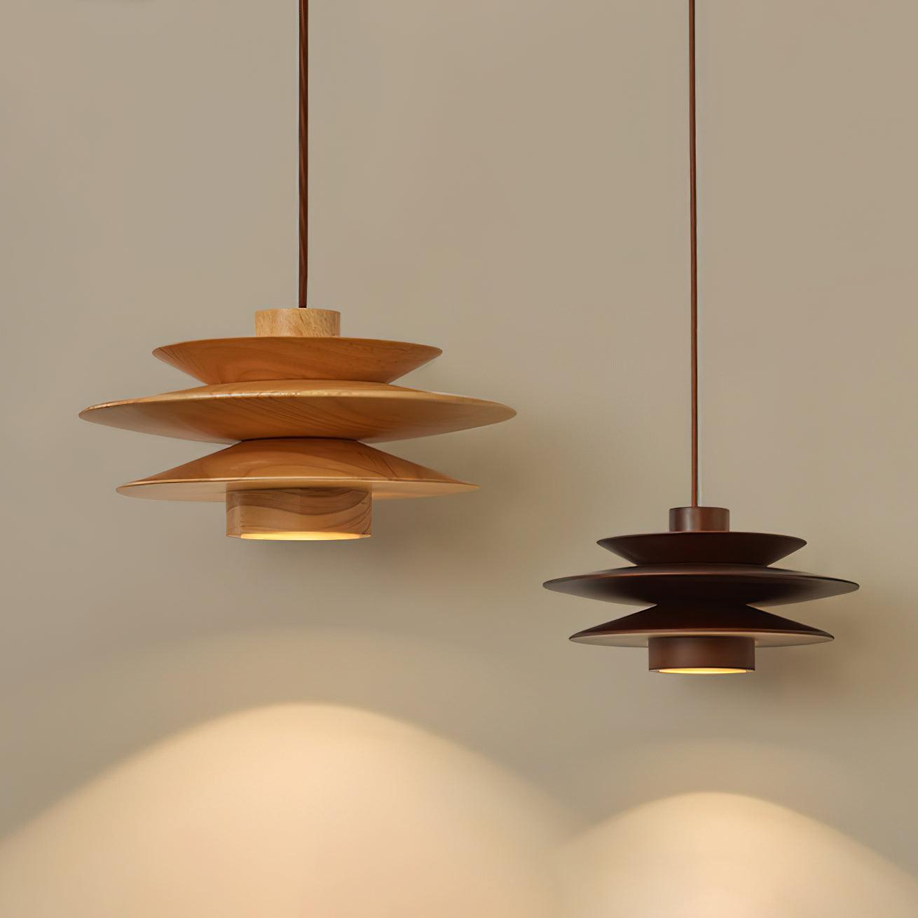 Camille Wooden Pendant Light