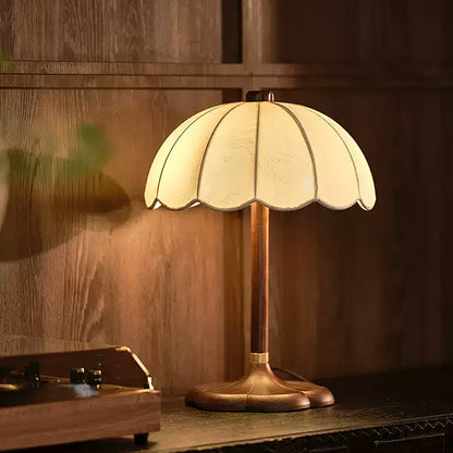 Sylvie Petal Fabric Table Lamp