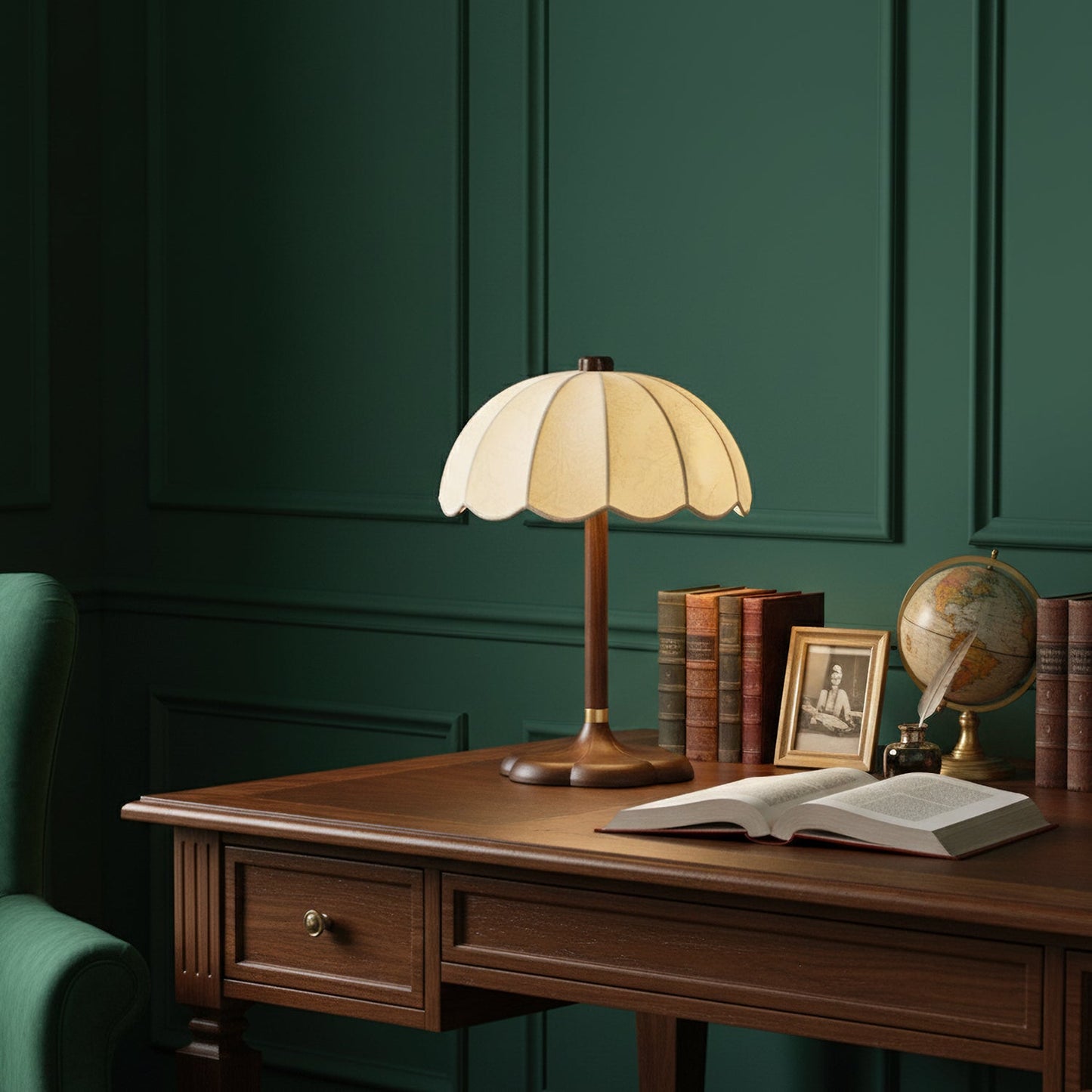 Sylvie Petal Fabric Table Lamp