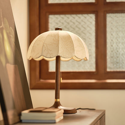 Sylvie Petal Fabric Table Lamp